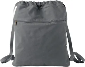 14 oz. Pigment-Dyed Canvas Cinch Sack OS SMOKE