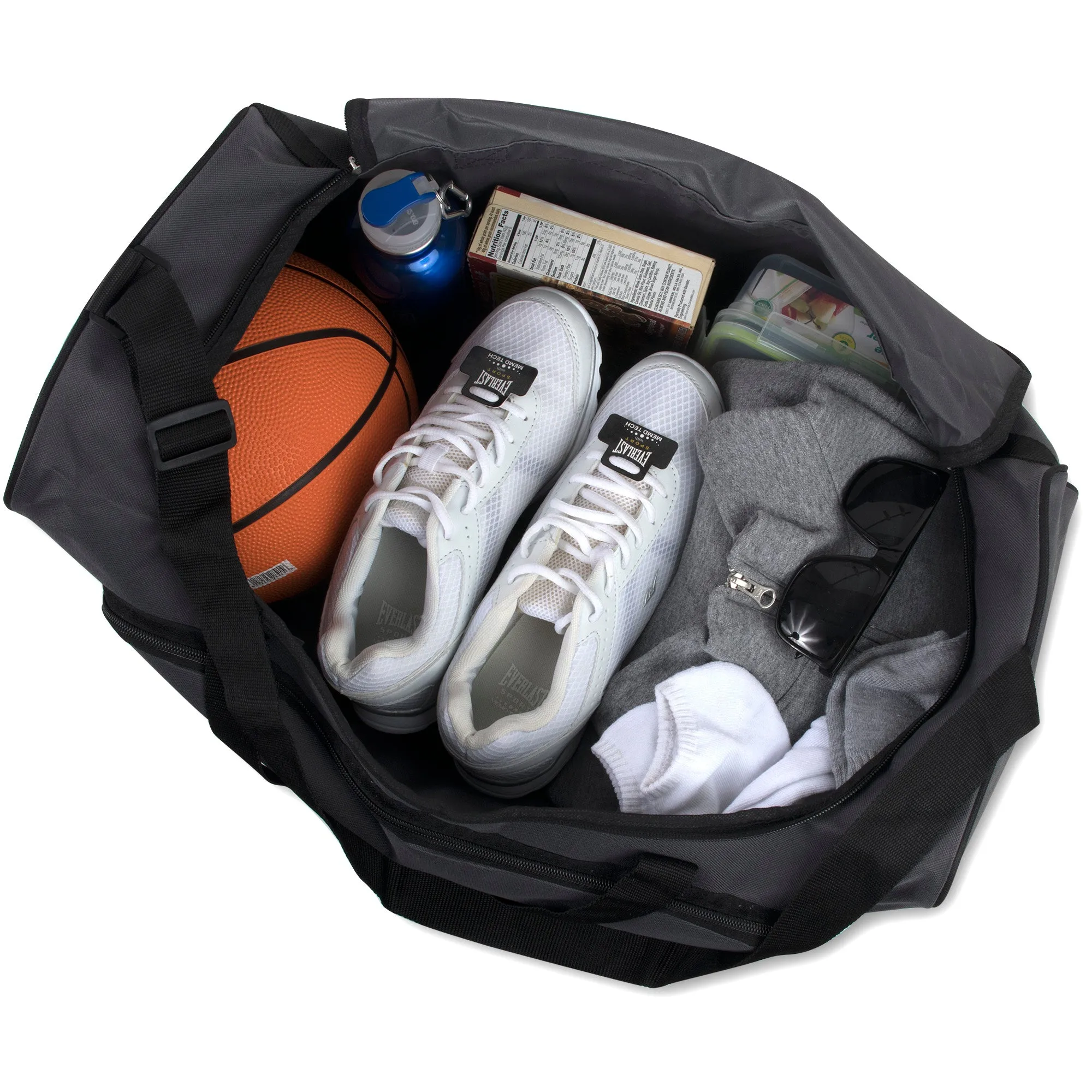 24 Inch Wide Pocket Duffle Bags