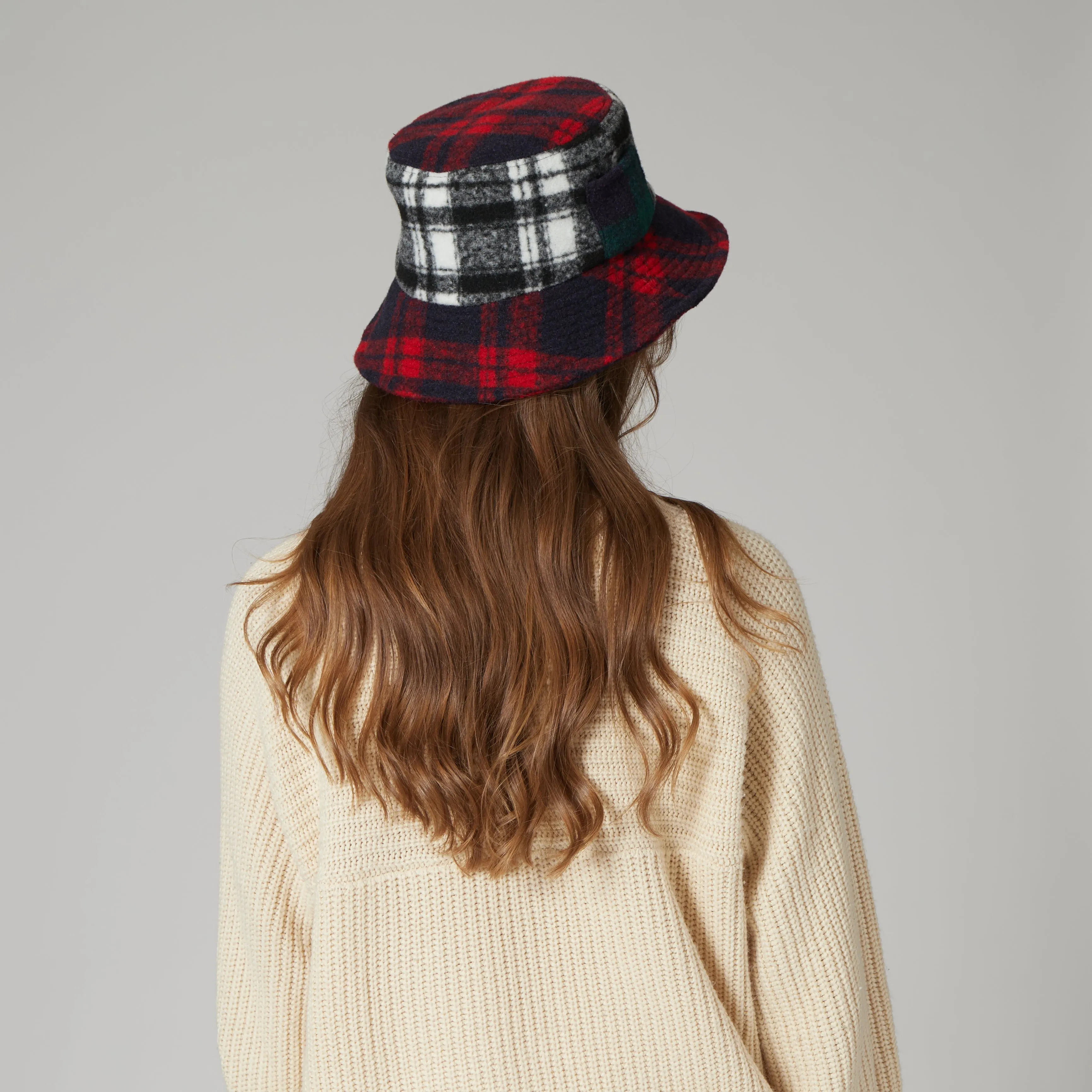 Anita Mixed Plaid Bucket