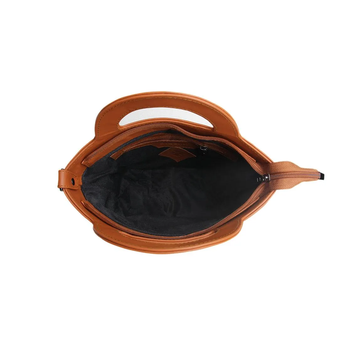 Black Top Handle Handbag African Tribal