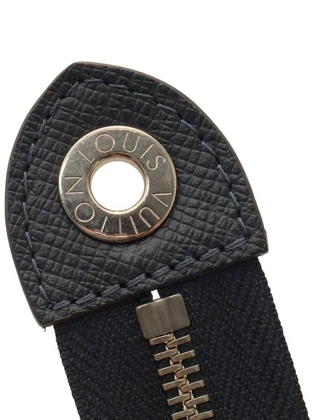 Blue Marine Taiga Leather Voyage Clutch
