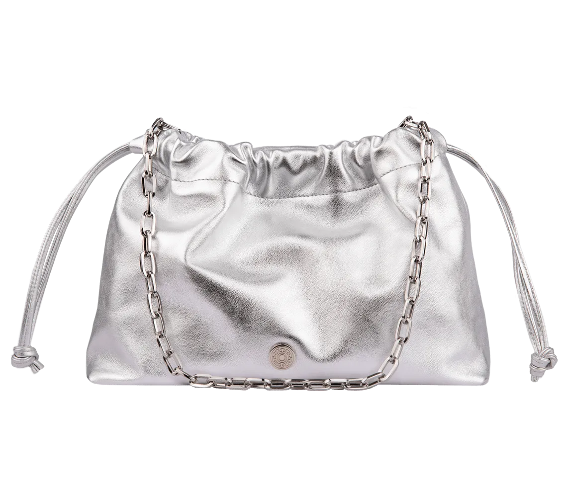 Cloud Clutch Silver