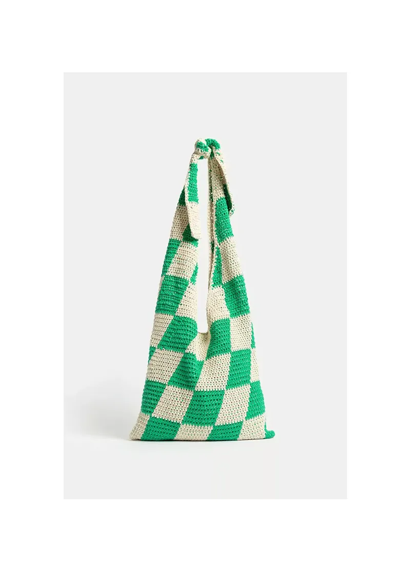 Clue Bag | Green   Ivory