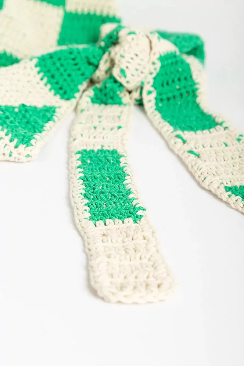 Clue Bag | Green   Ivory