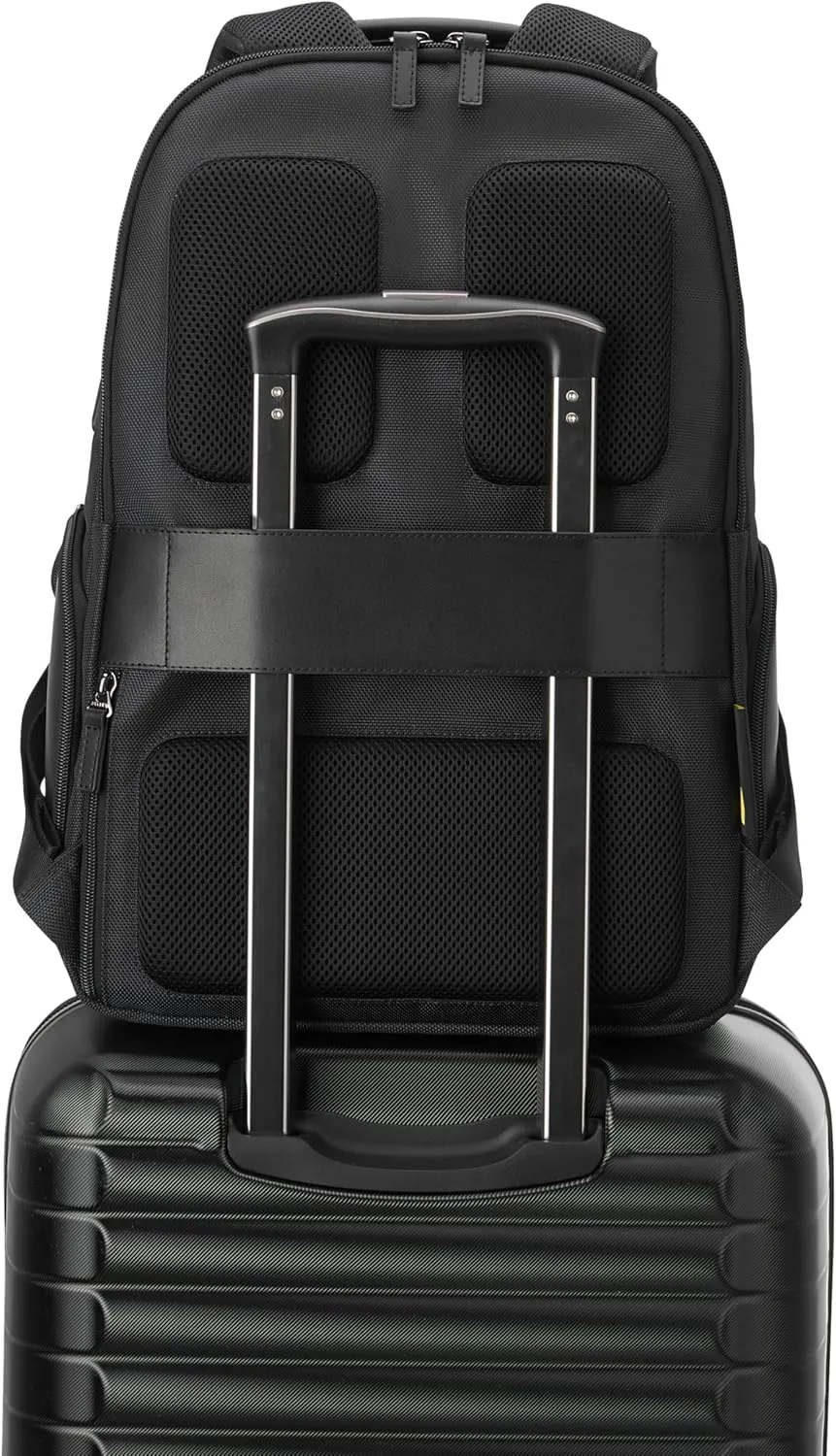 DELSEY PARIS Wagram Laptop Travel Backpack, Black, 15.6 Inch