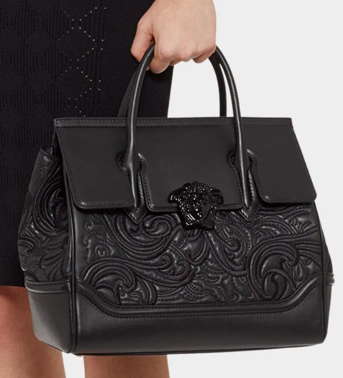 Embroidered Palazzo Empire Bag