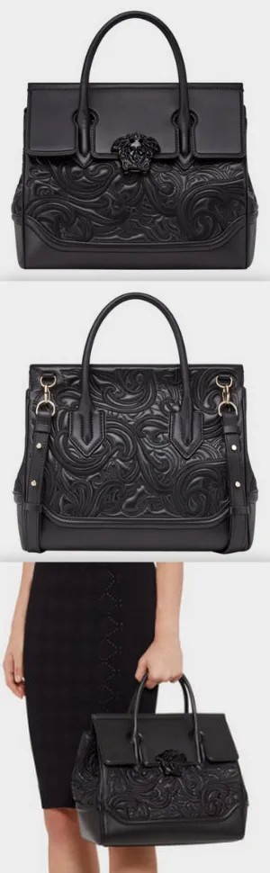 Embroidered Palazzo Empire Bag
