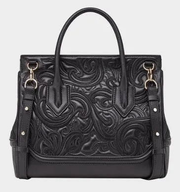 Embroidered Palazzo Empire Bag