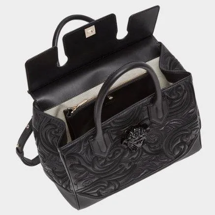Embroidered Palazzo Empire Bag