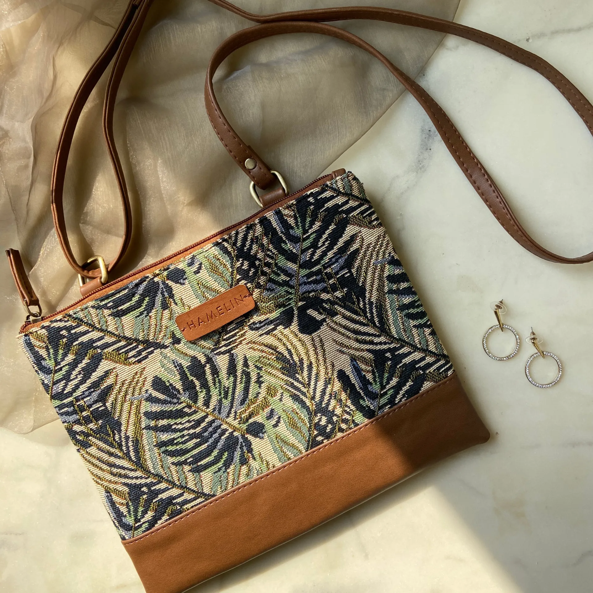 Everyday Sling Bag - Green Maple