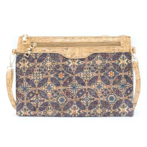 Floral fly Printed Cork Sling Bag-BAGD-272