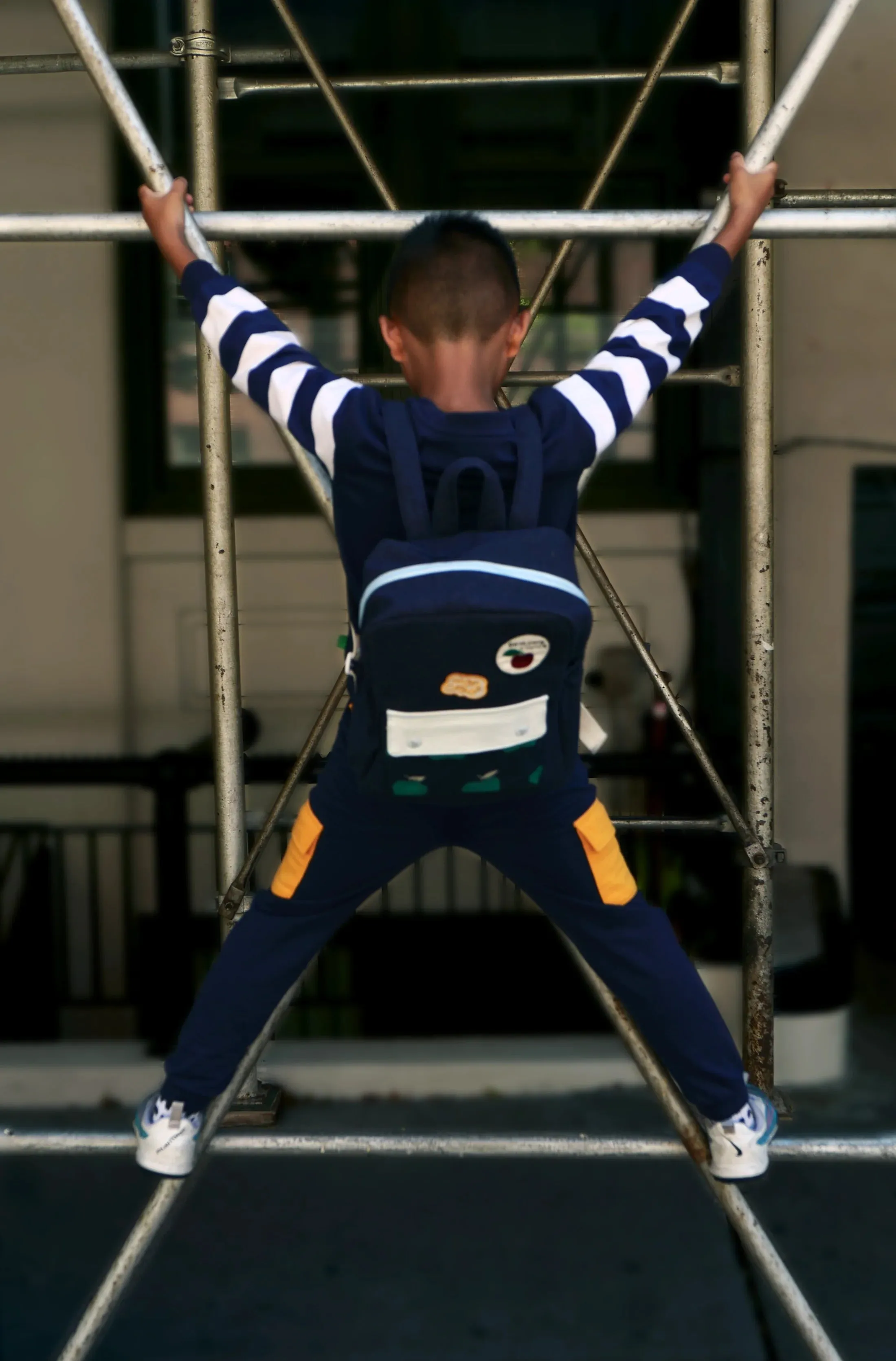 Go Green Recycled Cotton Kid Sweatshirt, Navy