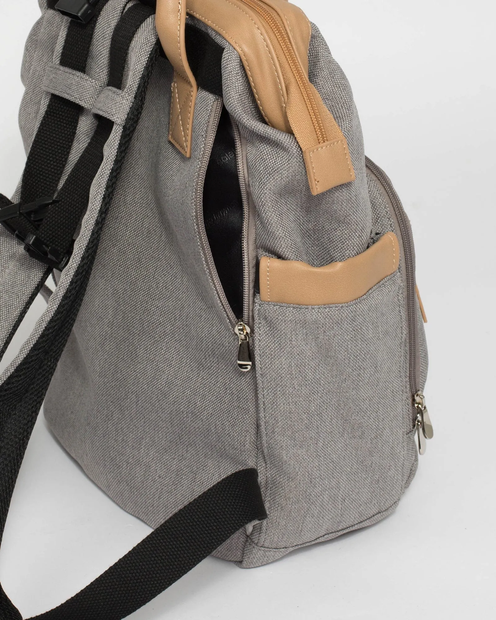 Grey Kyla Baby Bag Backpack