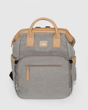 Grey Kyla Baby Bag Backpack