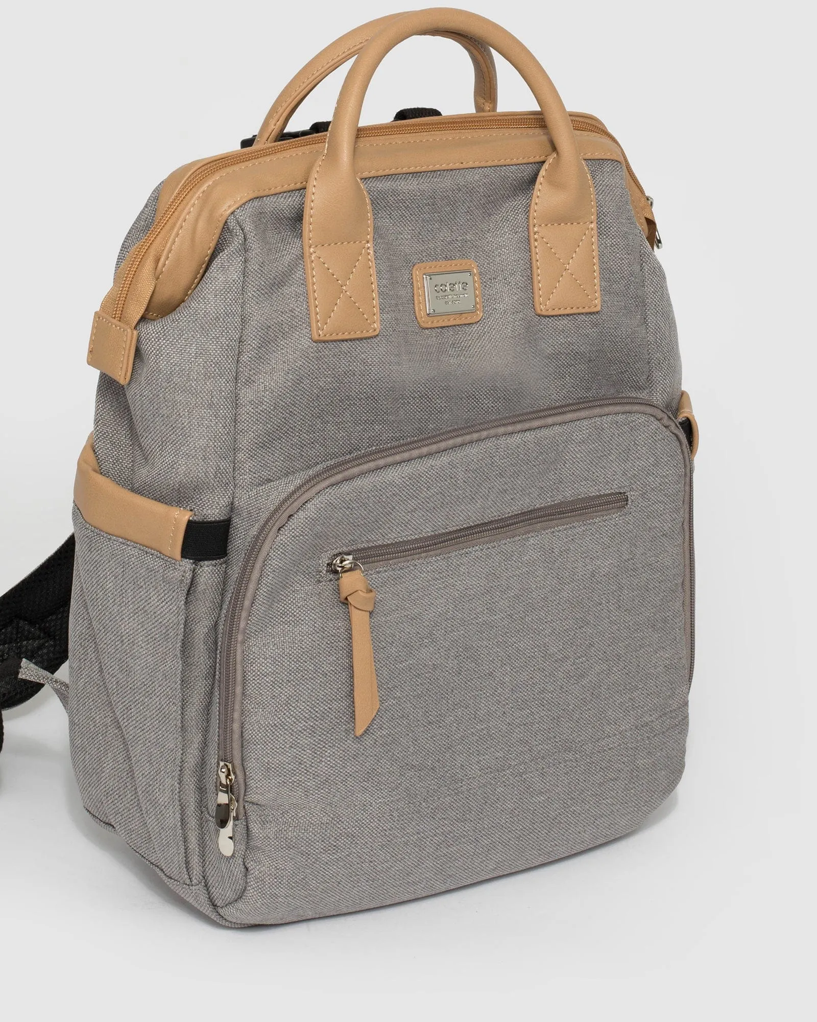 Grey Kyla Baby Bag Backpack