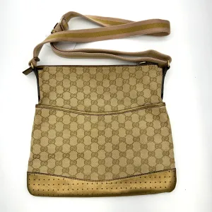Gucci GG Canvas Web Crossbody Camel gu8827cb