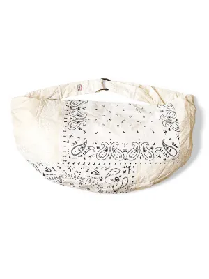 Kapital Gauze Bandanna Patchwork TRANSIT Snufkin Bag - White