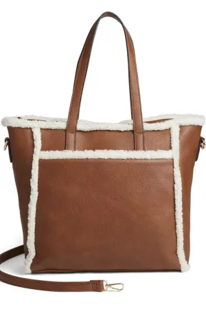 Kinsey Sherpa Tote and Crossbody