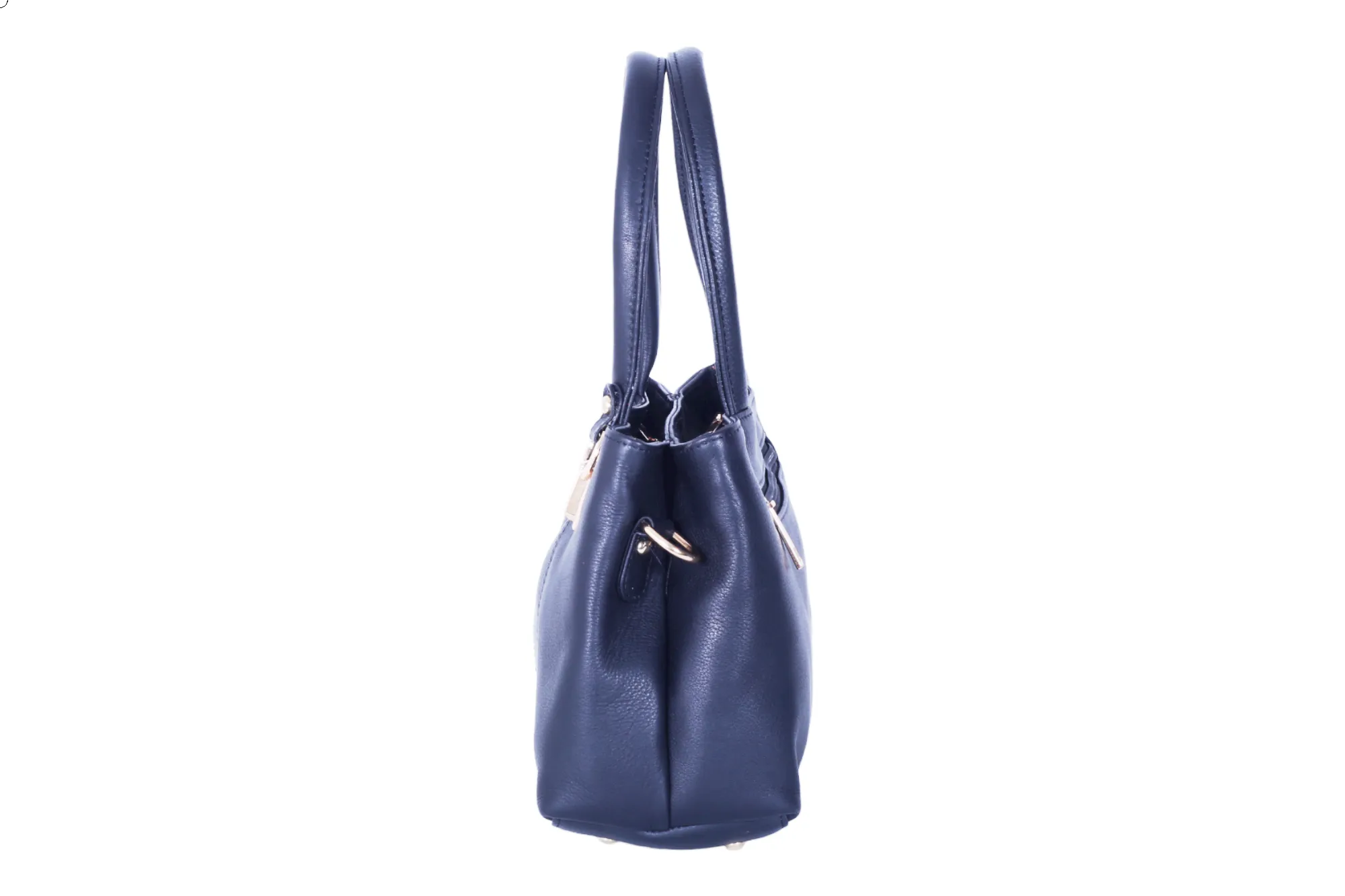 LEATHER HANDHELD BAG 37016 (BLACK)