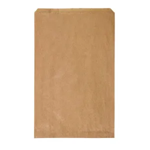 Long Sponge Flat Paper Bag Brown - 500/PK