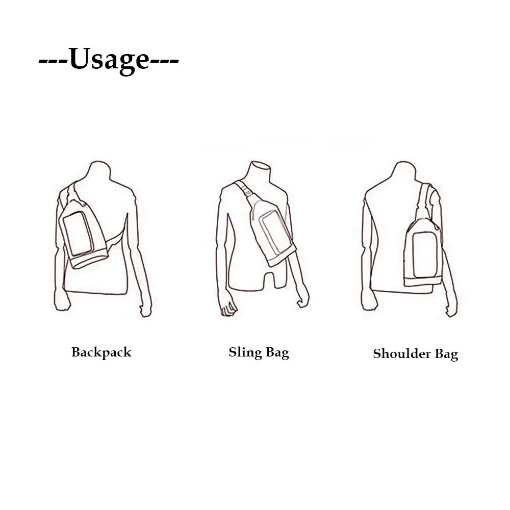 Men's Chest Multi-function Crossbody Sling Bag