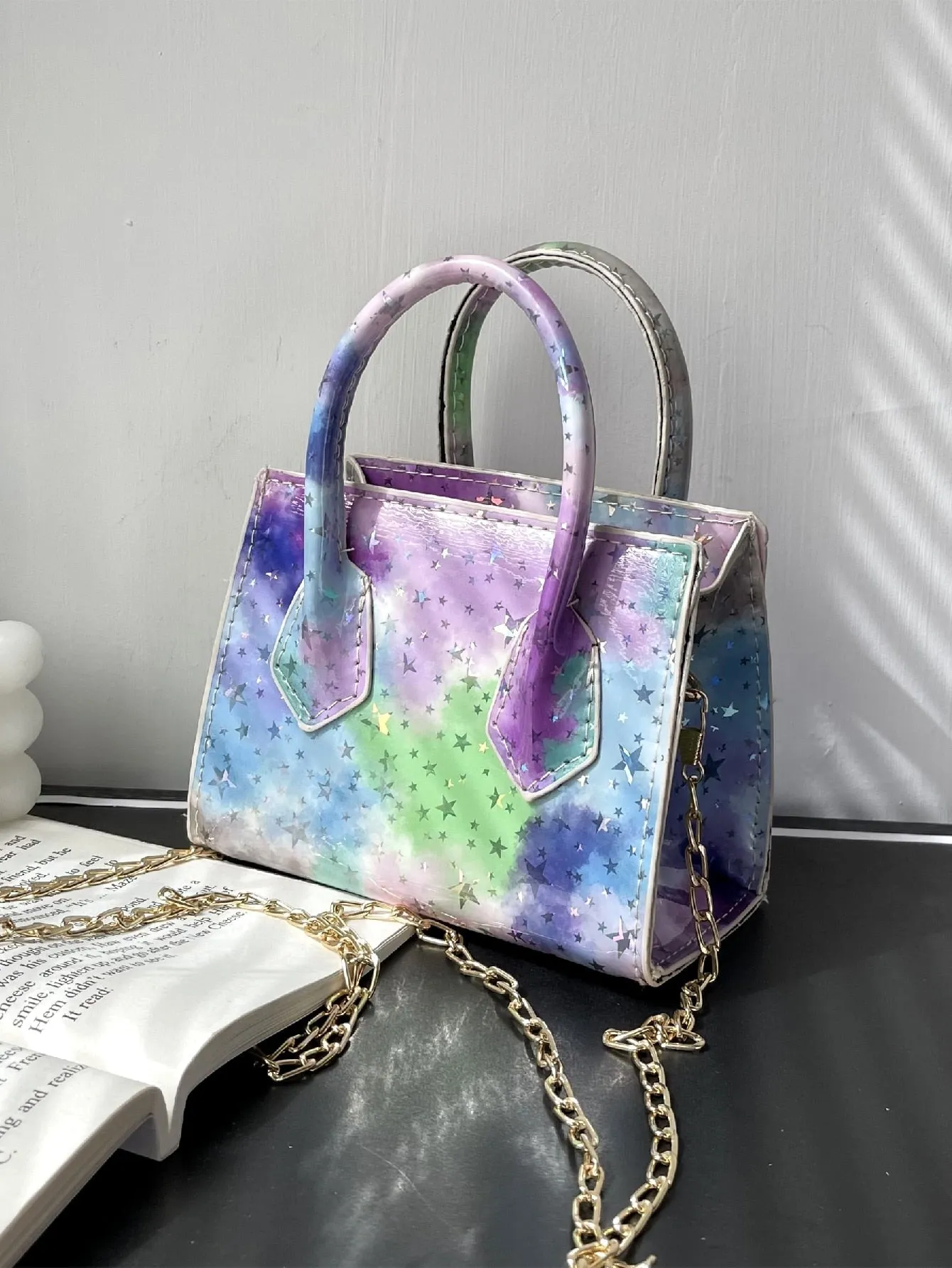 Mini Tie Dye Satchel Bag