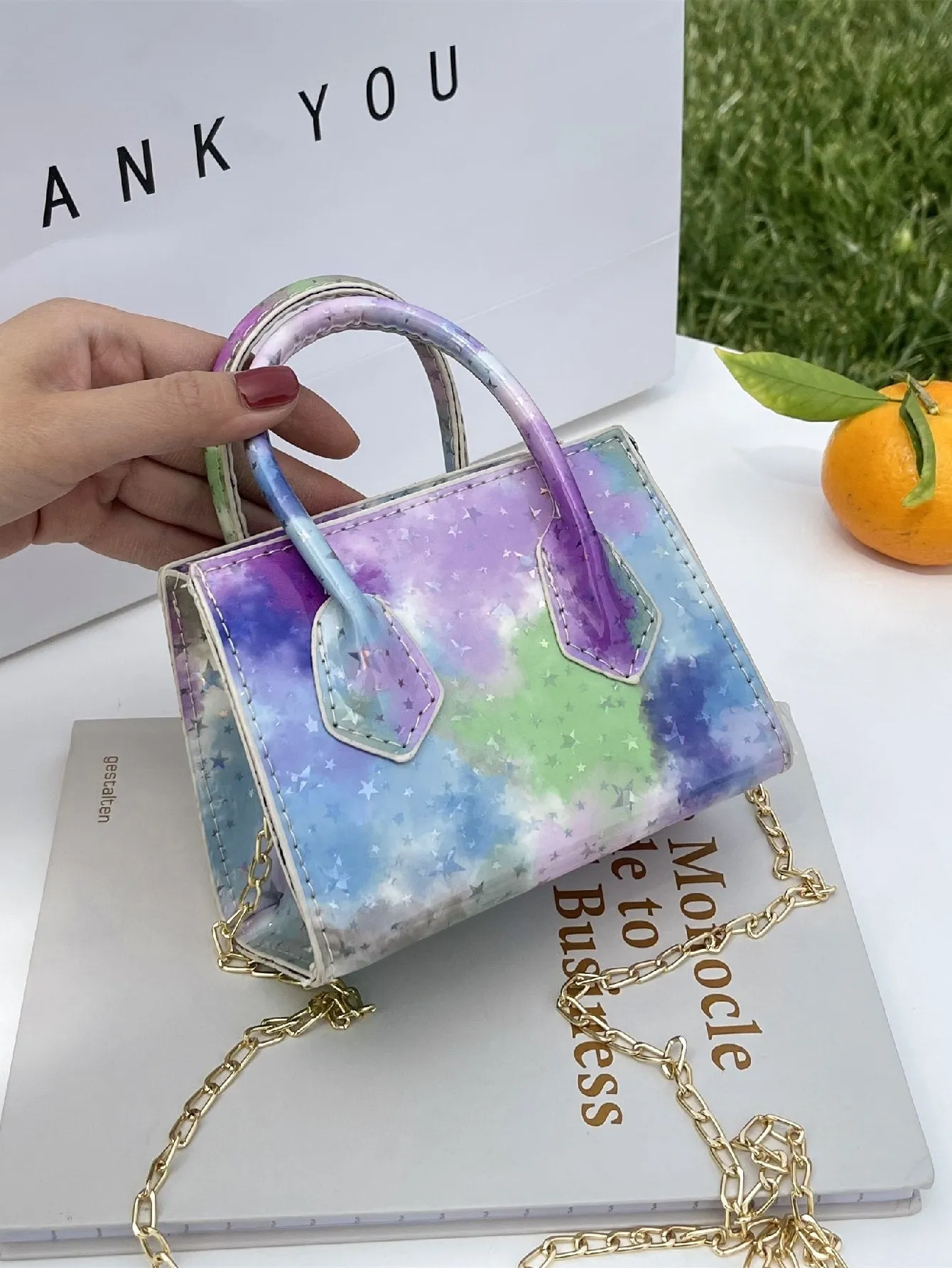 Mini Tie Dye Satchel Bag
