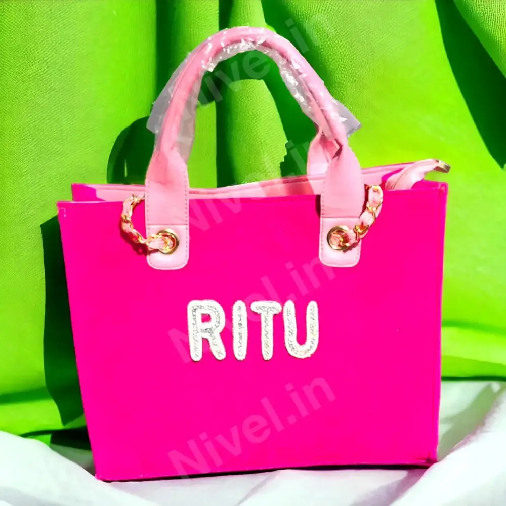 Nivel Premium Canvas Hot Pink Tote Bag Customise