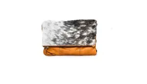 Oran Leather Danni Tan Clutch