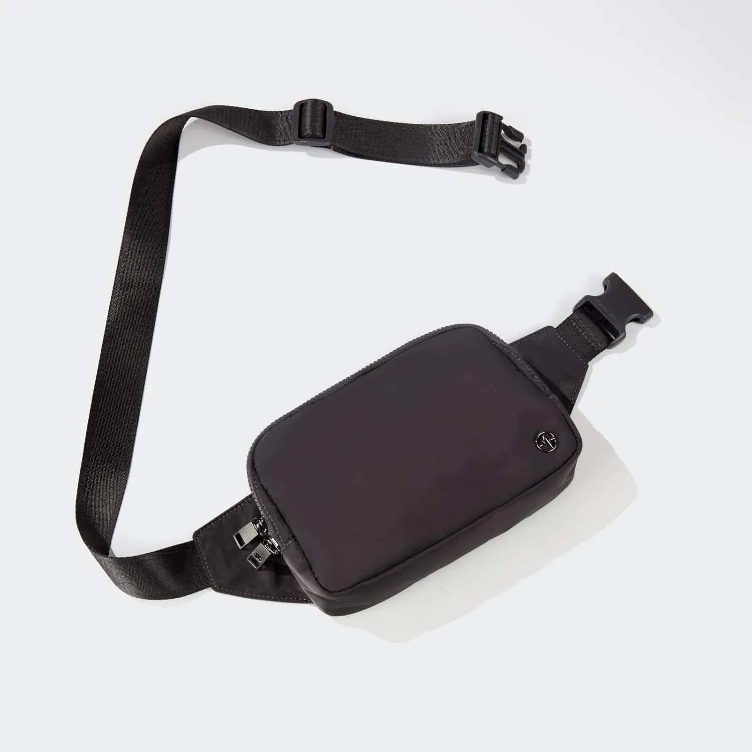 Pander Belt Bag Large 2L, Nylon Fanny Pack Purse for Women and Men with Adjustable Strap
