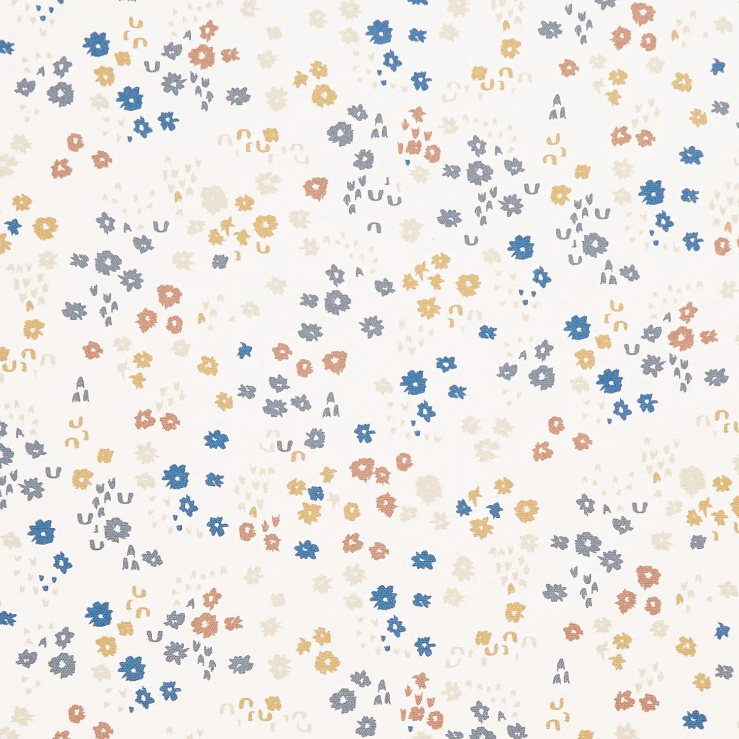 Riverbend Big Sur Canvas - Flowers Natural Yardage