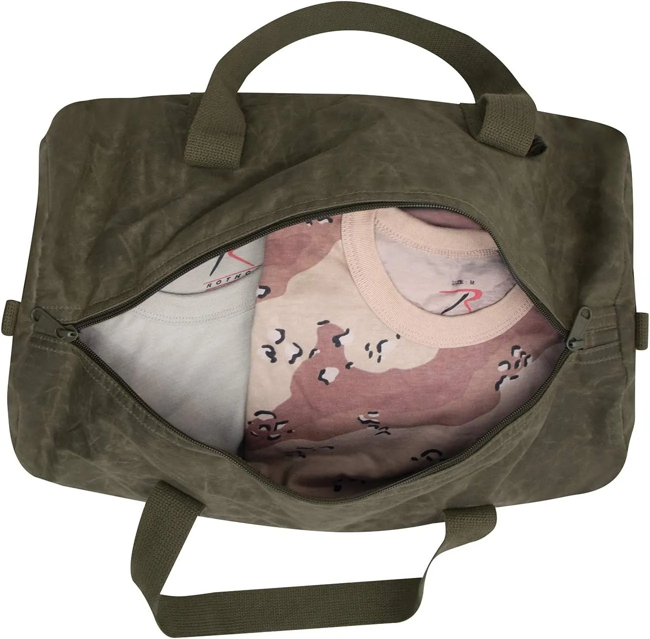 Rothco Waxed Canvas Shoulder Duffle Bag
