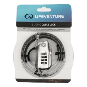 Sliding Cable Lock Black