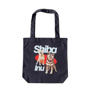 Smiling Shiba Inu Tote Bag