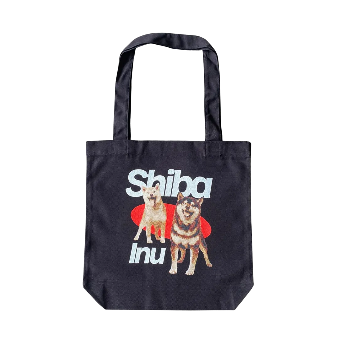 Smiling Shiba Inu Tote Bag