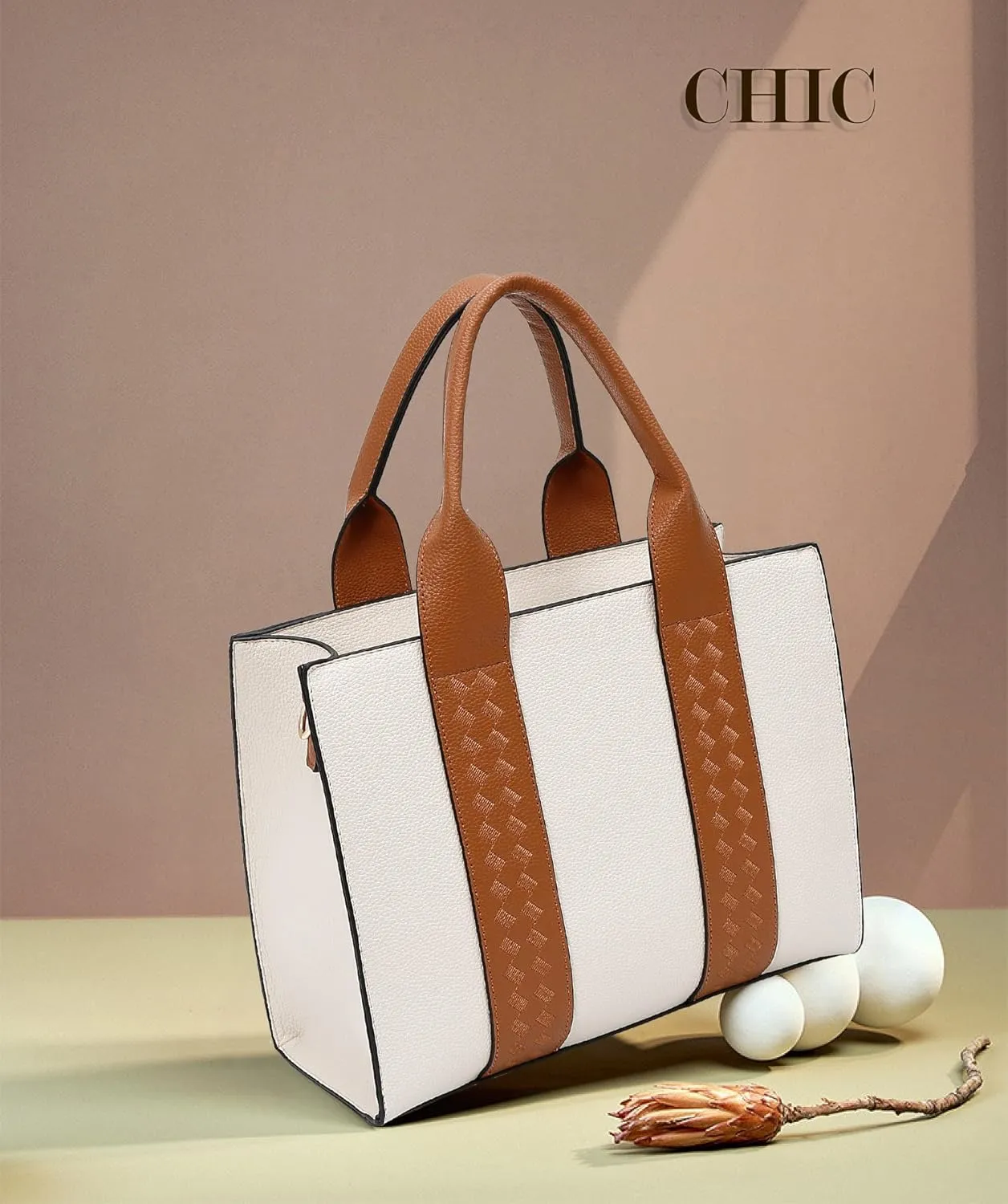 ToLFE Tote Bags for Women Top Handle Satchel Purses and Handbags PU Leather Shoulder Hobo Bags