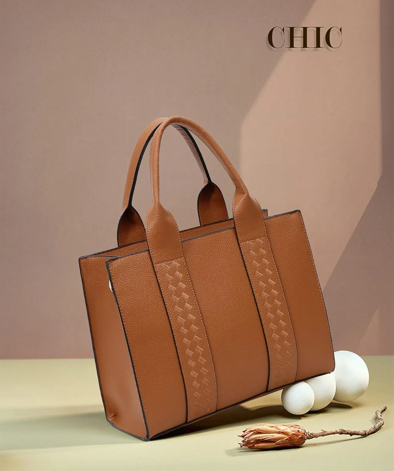 ToLFE Tote Bags for Women Top Handle Satchel Purses and Handbags PU Leather Shoulder Hobo Bags