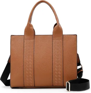 ToLFE Tote Bags for Women Top Handle Satchel Purses and Handbags PU Leather Shoulder Hobo Bags