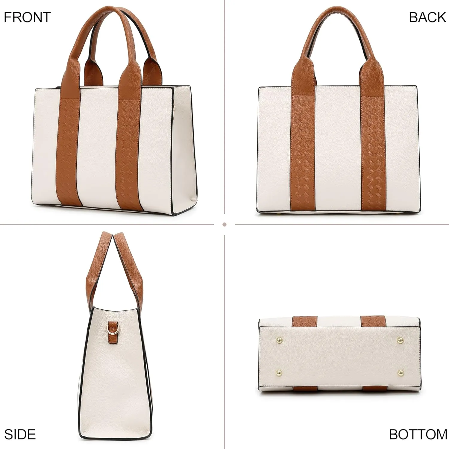 ToLFE Tote Bags for Women Top Handle Satchel Purses and Handbags PU Leather Shoulder Hobo Bags