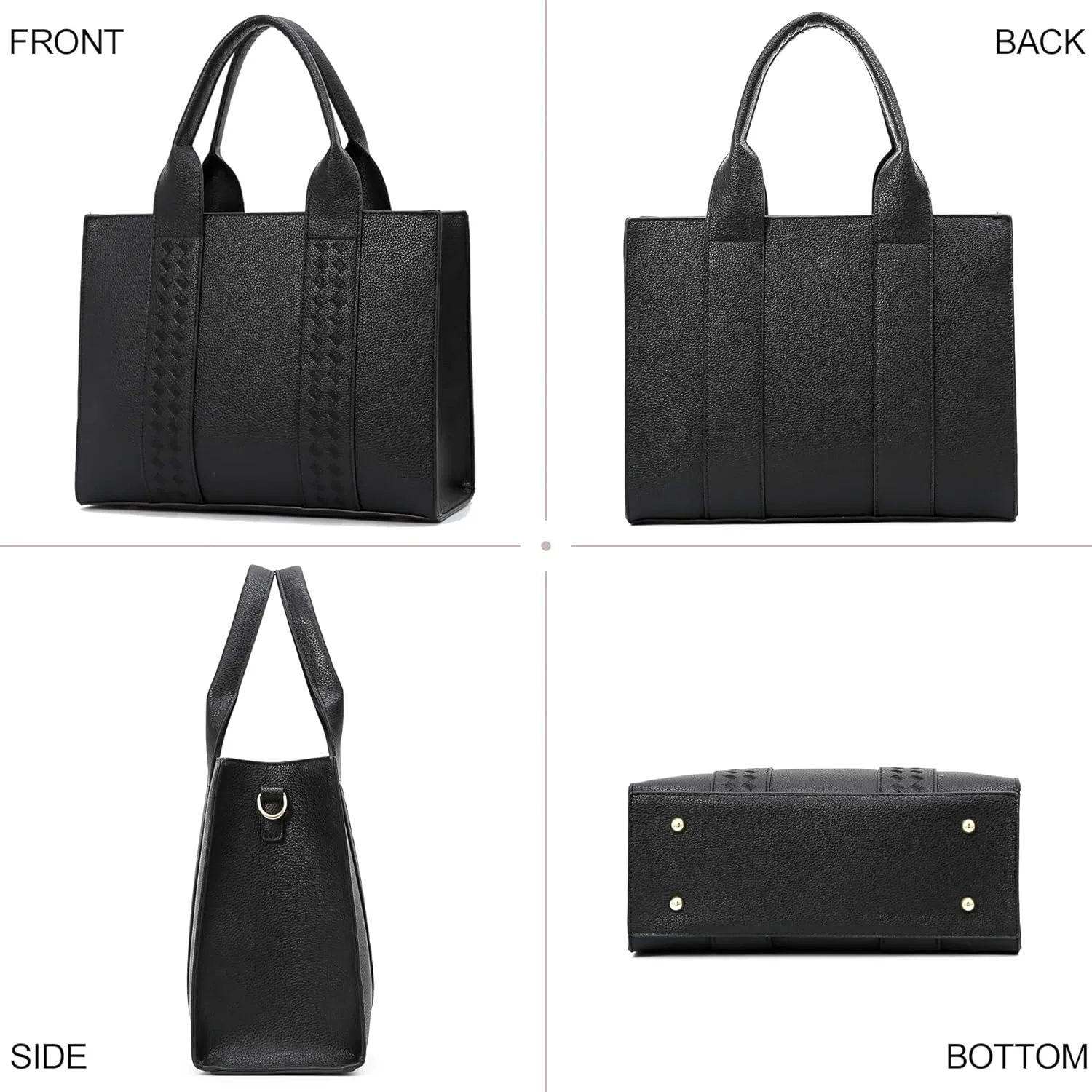 ToLFE Tote Bags for Women Top Handle Satchel Purses and Handbags PU Leather Shoulder Hobo Bags