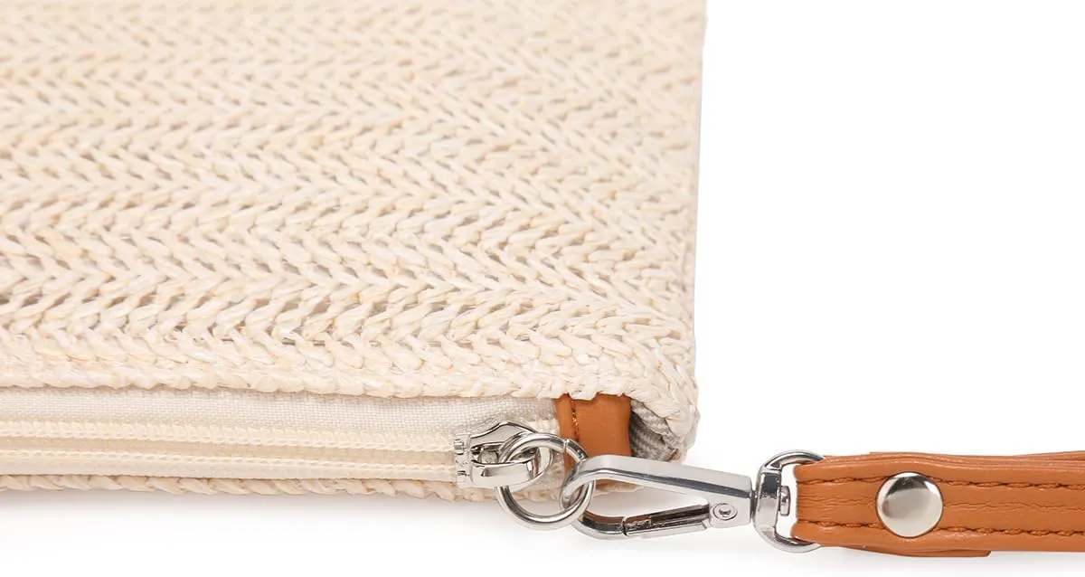 Trendy Vegan Leather Shoulder Purses, Clutch Wallet with Wristlet Strap,Small tassel Crossbody Bags for Women