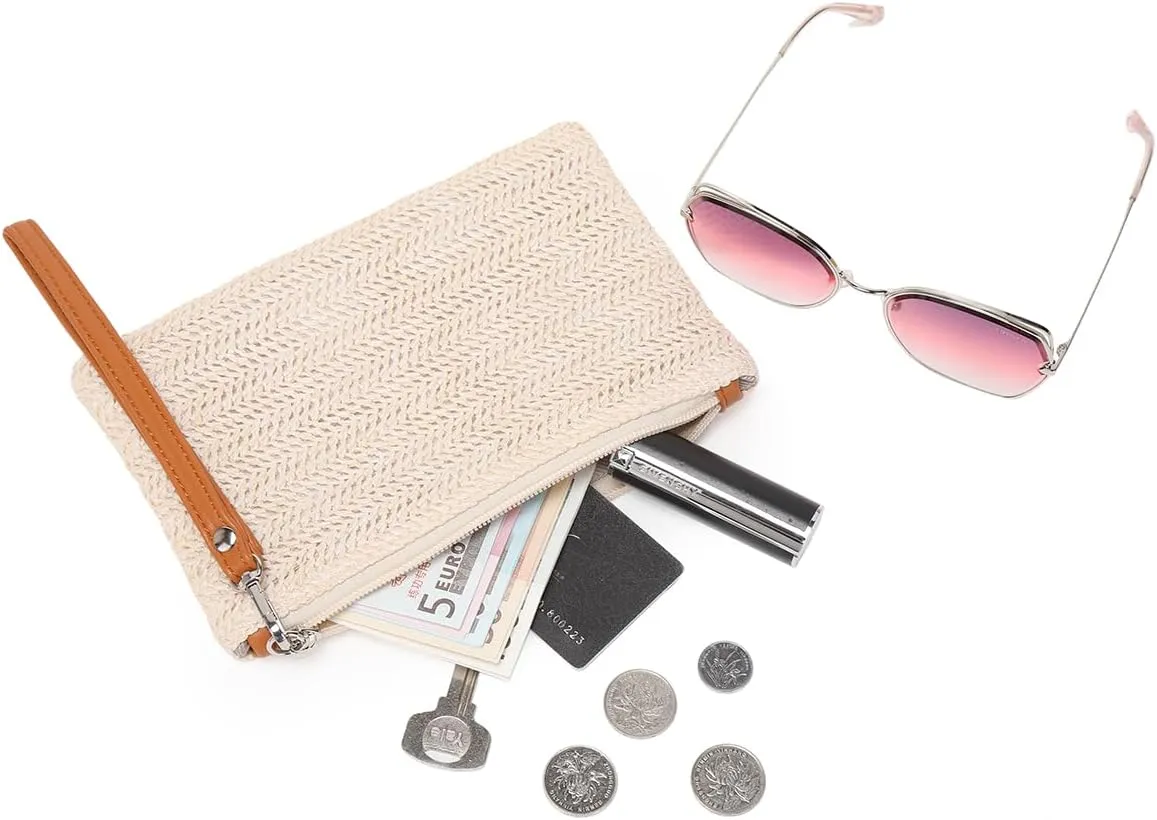 Trendy Vegan Leather Shoulder Purses, Clutch Wallet with Wristlet Strap,Small tassel Crossbody Bags for Women