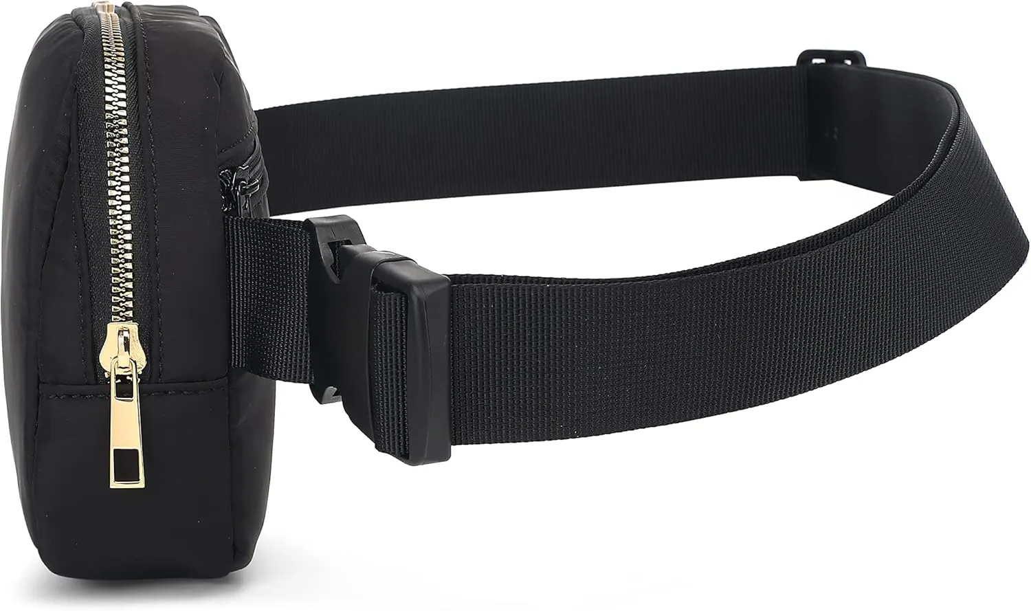 Waterproof Fanny Packs for Women & Kids - Mini Crossbody Belt Bags With Adjustable Straps (Black)