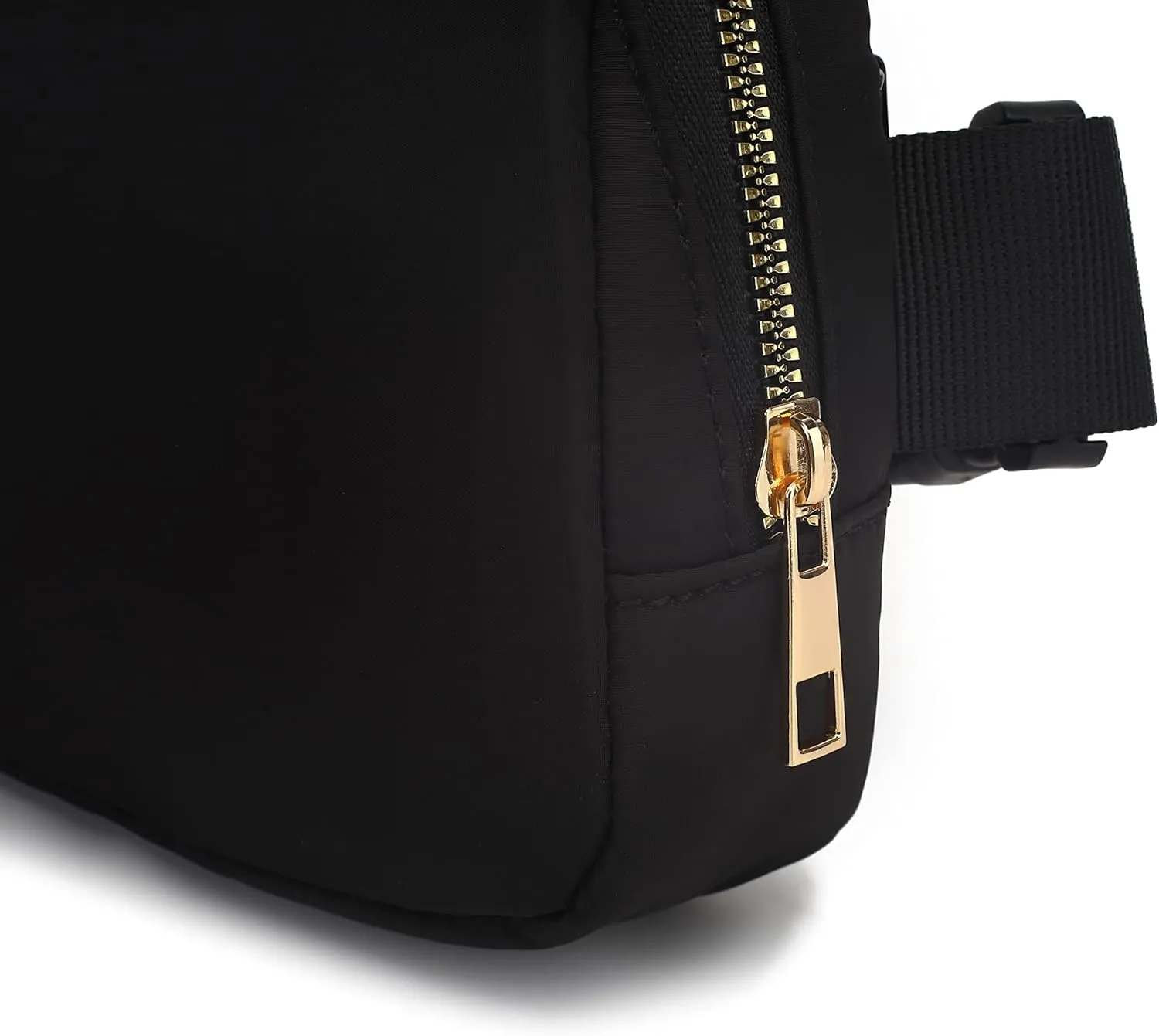 Waterproof Fanny Packs for Women & Kids - Mini Crossbody Belt Bags With Adjustable Straps (Black)