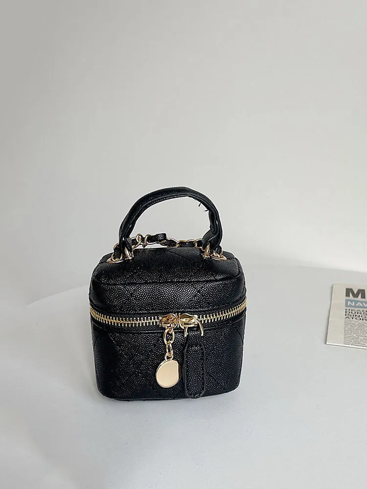 Women's Rhombus Leather Mini Bag