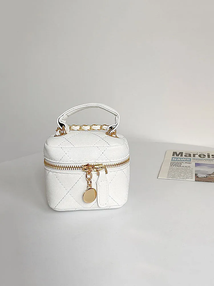 Women's Rhombus Leather Mini Bag