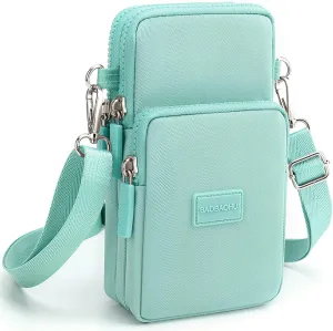 YINHEXI Small Crossbody Bags for Women Trendy, Mini Triple Compartment Cell Phone Crossbody Wallet Purses